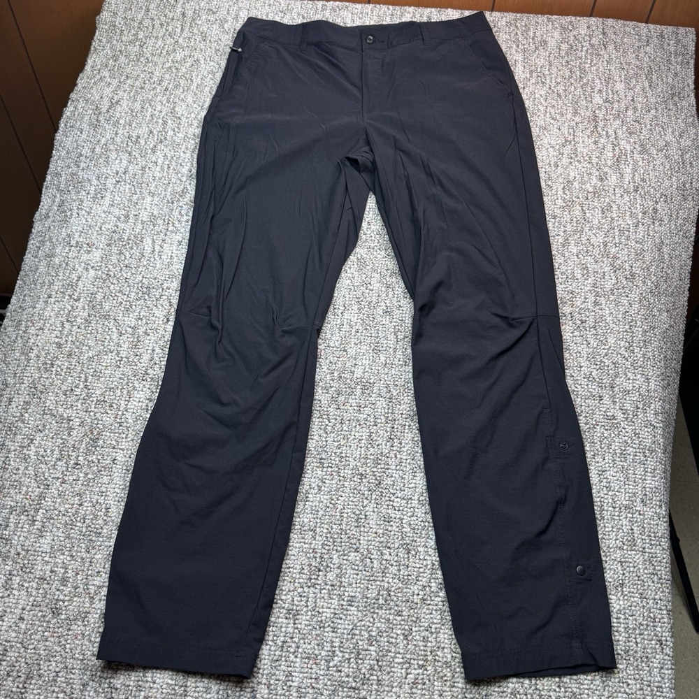 Columbia Leslie Falls Pants II Womens 14 Fits 34x31.5 Hiking Outdoors Black